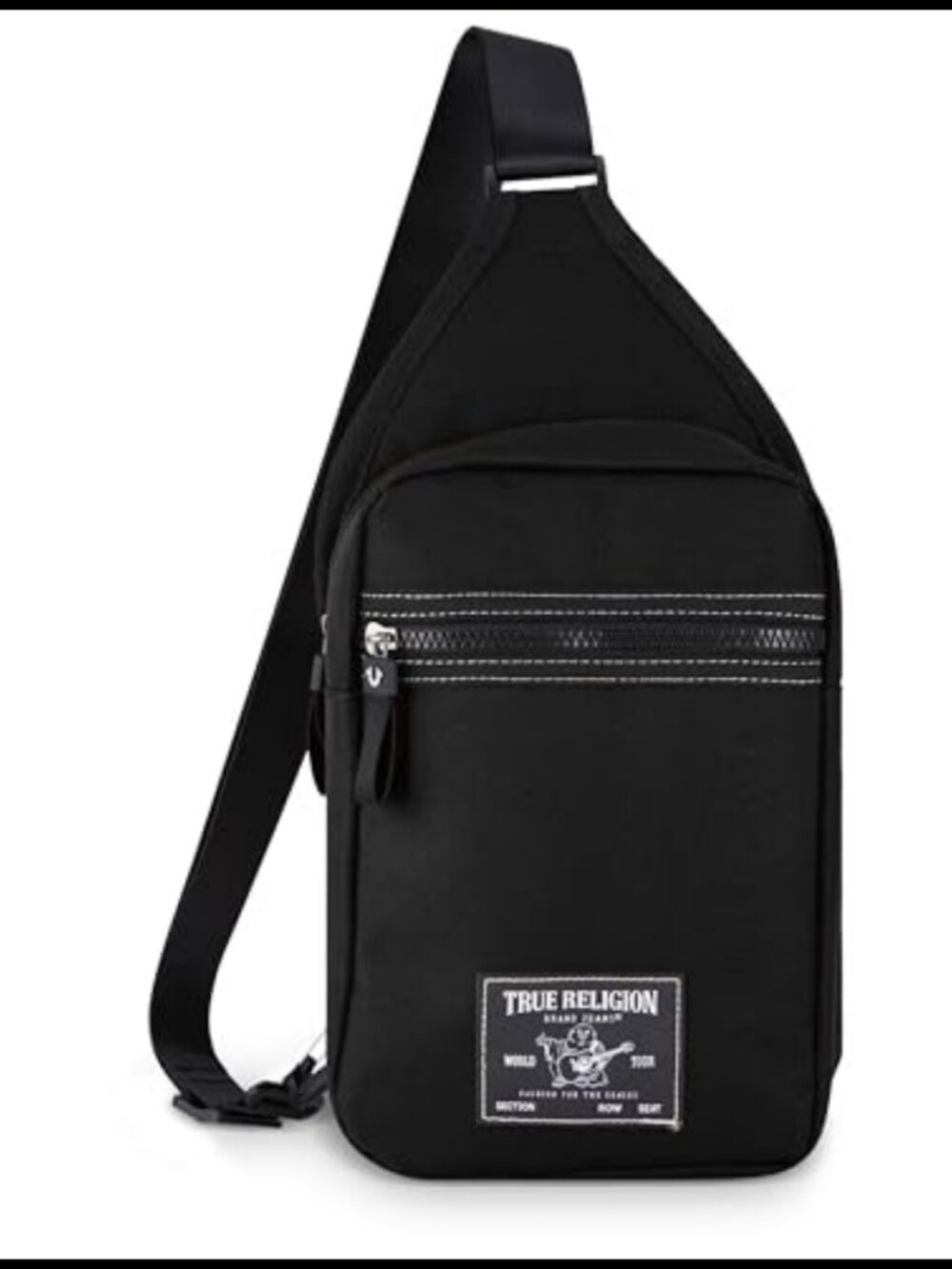 True Religion Crossbody Bag Sling Bag Zip Compartments Shoulder Bag